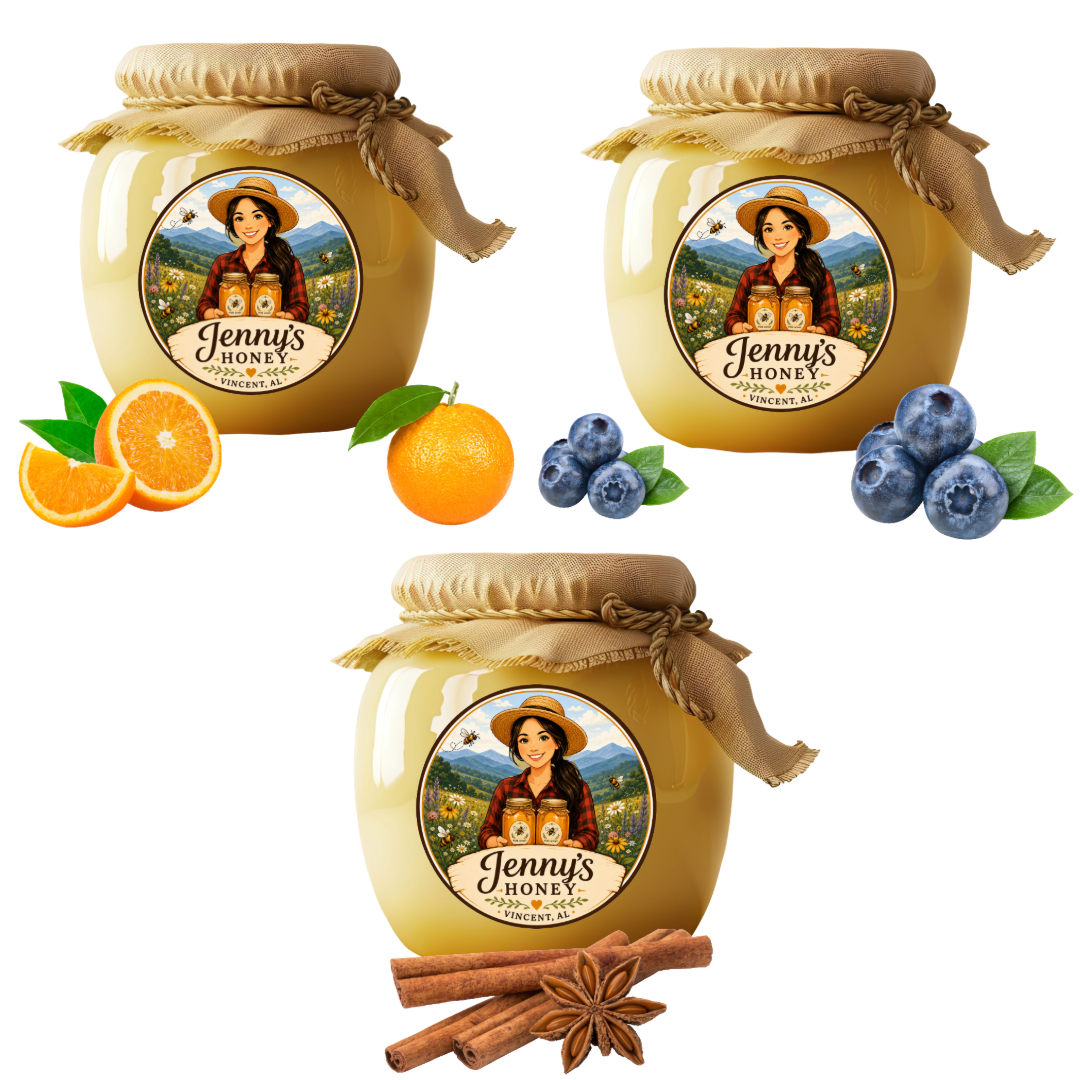 Creamed Honey Trio — All Three Flavors