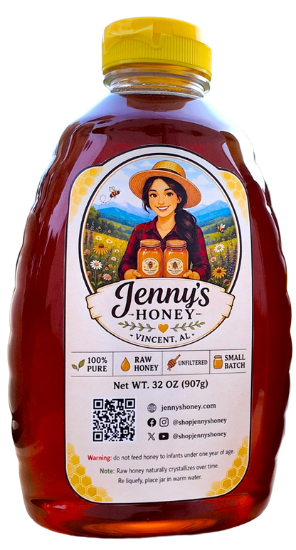 Pure Raw Local Honey | 32 oz