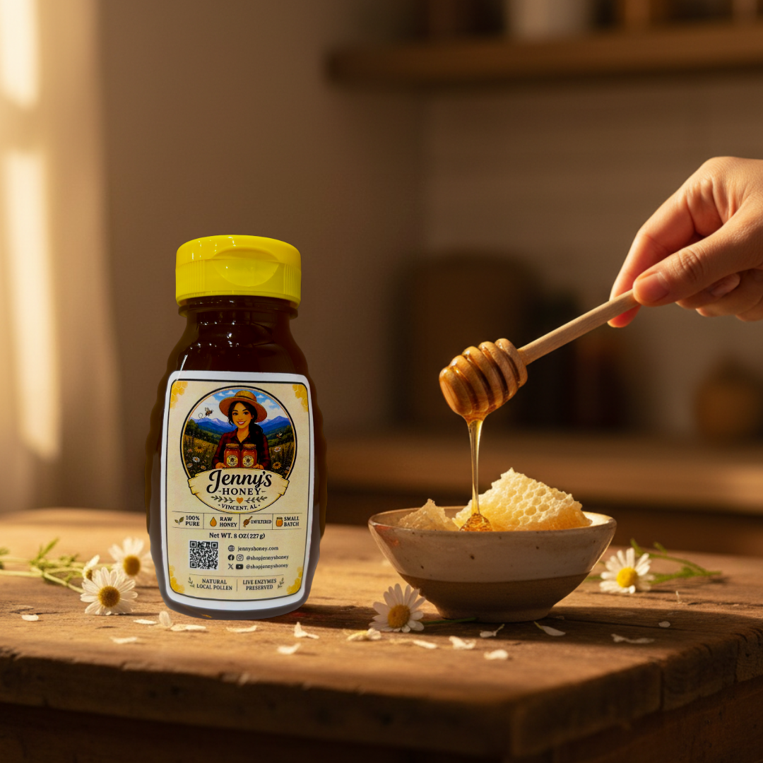 Pure Raw Local Honey | 8 oz